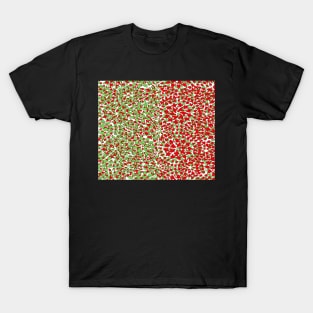 distorted pattern design with unusual geometry T-Shirt